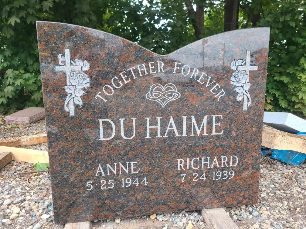 Granite Custom Headstone hand-carved by NJ Gravestone Shop in NJ — image 2